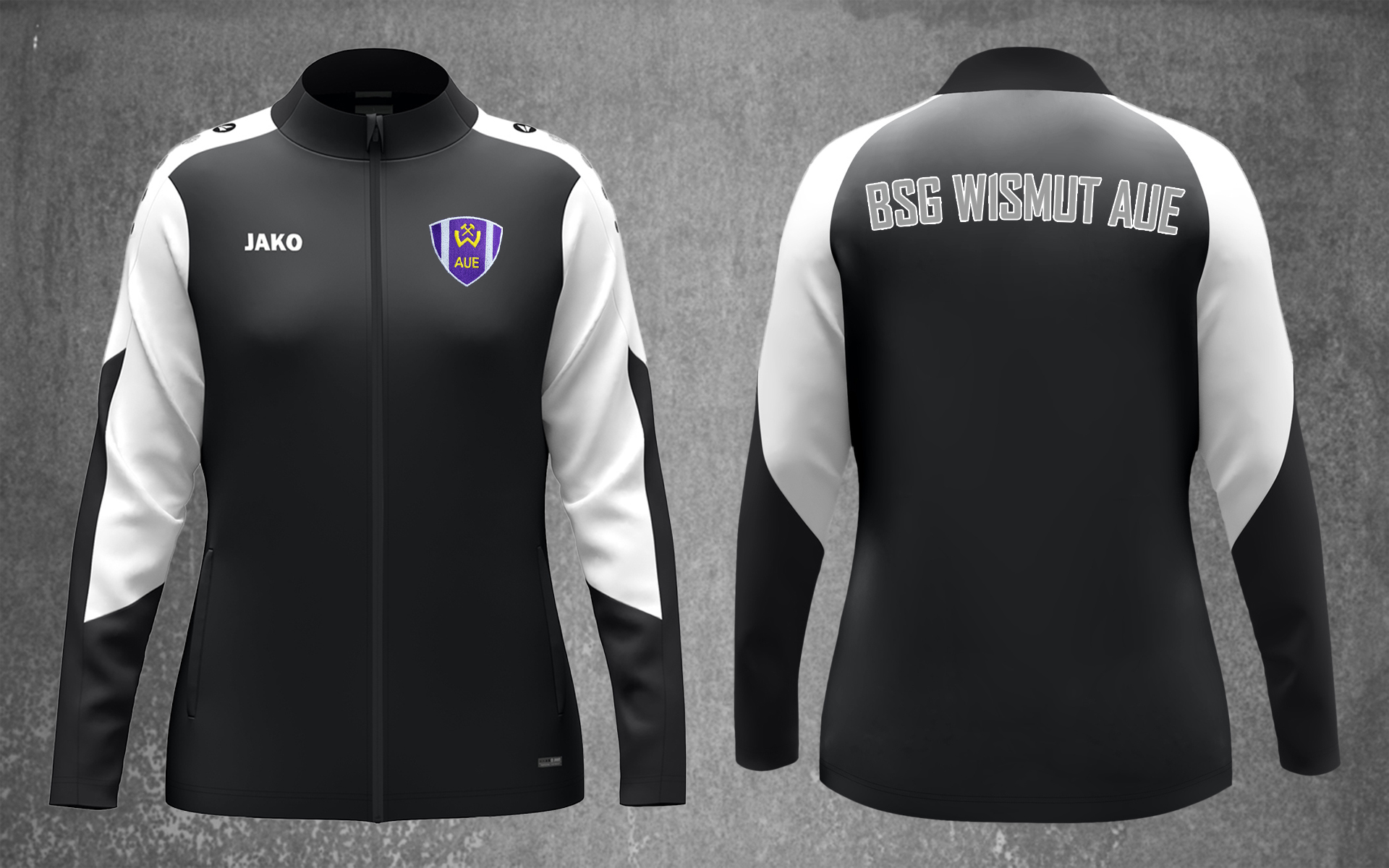 9058_TeamJackeDamen Damen Trainingsjacke TEAM