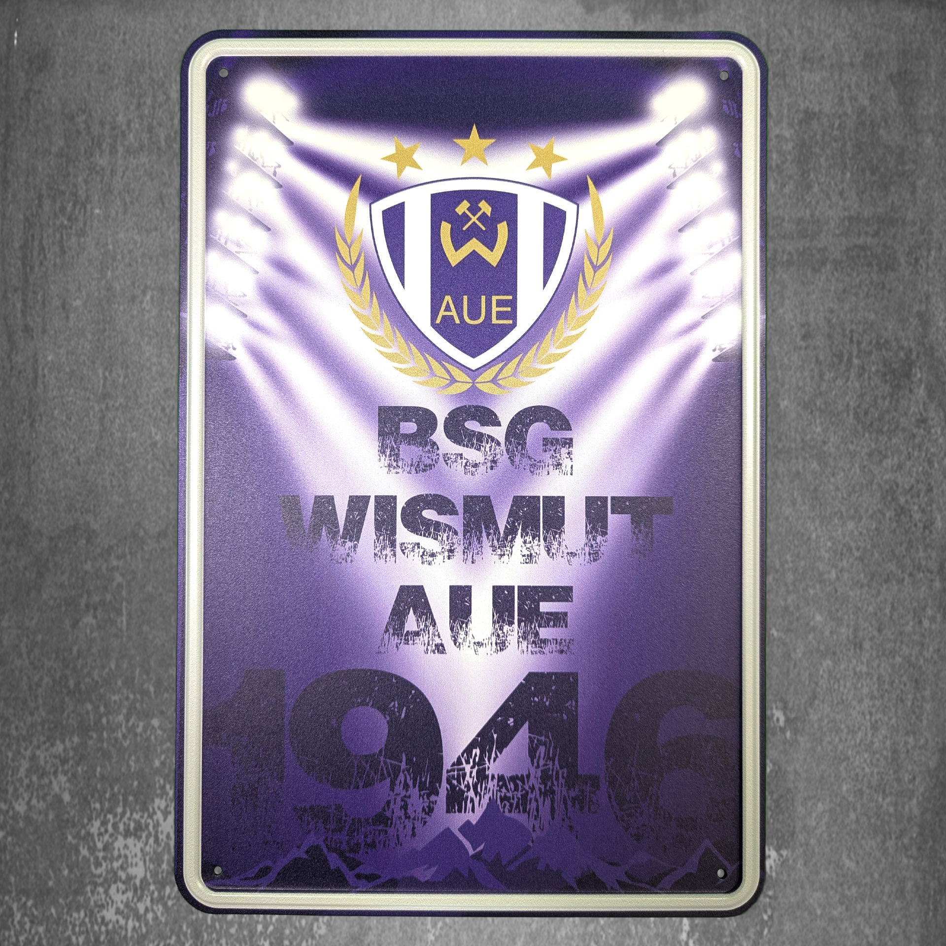 Blechschild FLUTLICHT