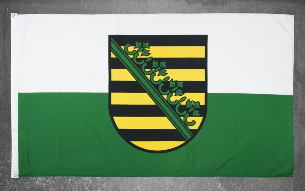 Fahne groß SACHSEN